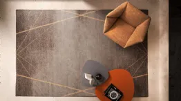 geometric carpet for modern environments