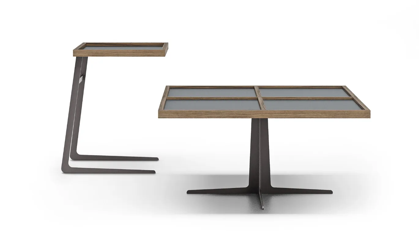 coffee table with hugo lacquered inserts