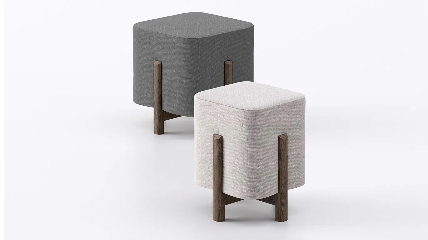 Nordic style kip pouf