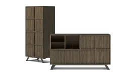 kristen vertical and linear sideboard