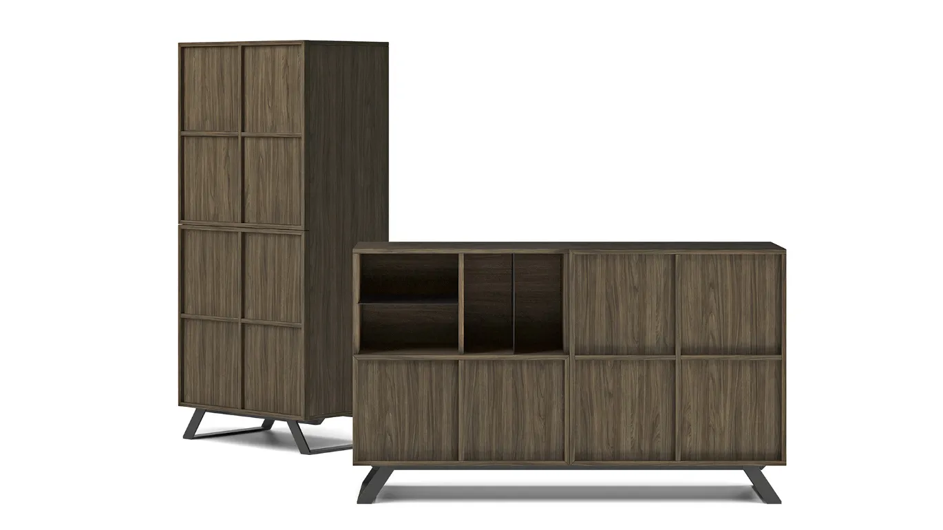 kristen vertical and linear sideboard