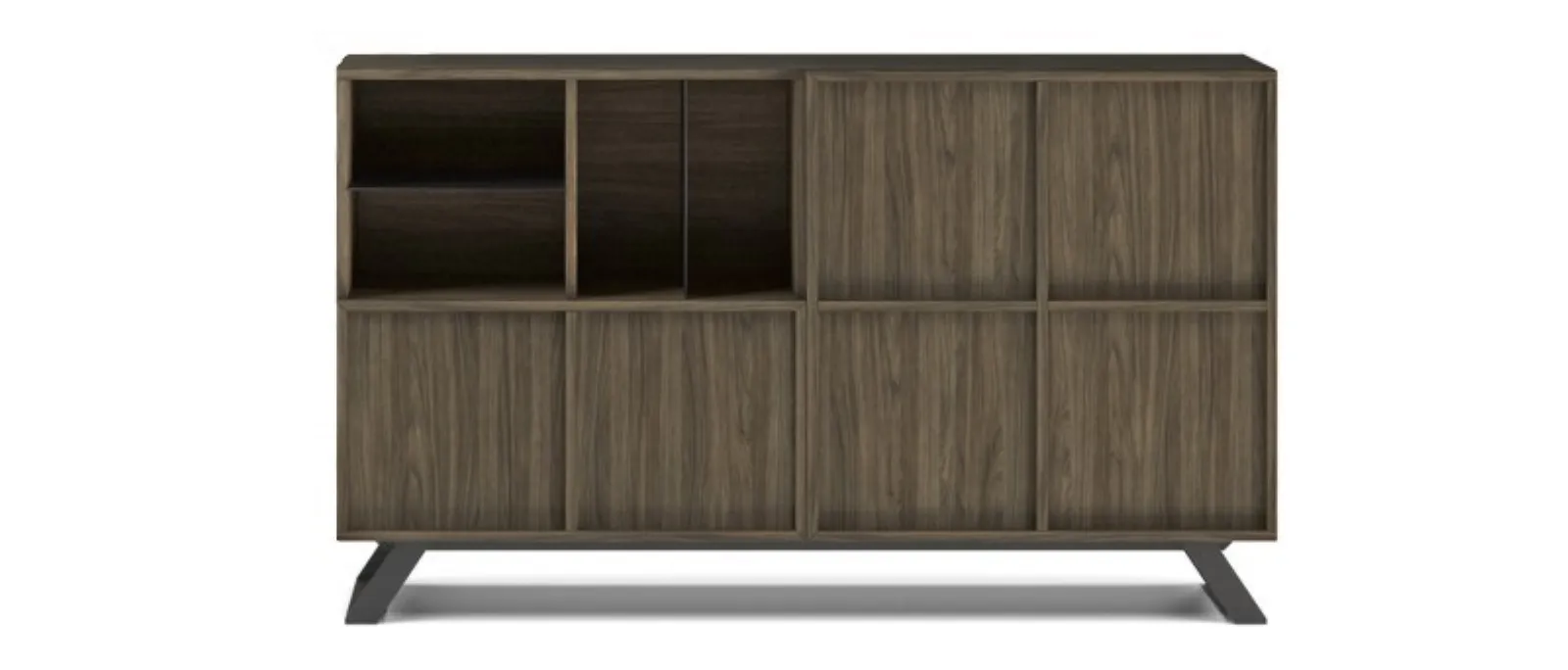 linear sideboard with kristen metal inserts