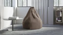 lupine pouf bean bag chair in fabric