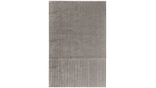 Sweater. Rug with a refined knitted texture.