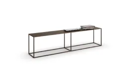 metal bench with melamine top