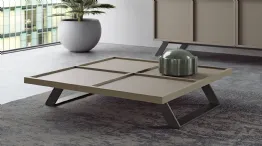 otis design coffee table with inserts
