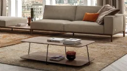modern two-tier coffee table Plane
