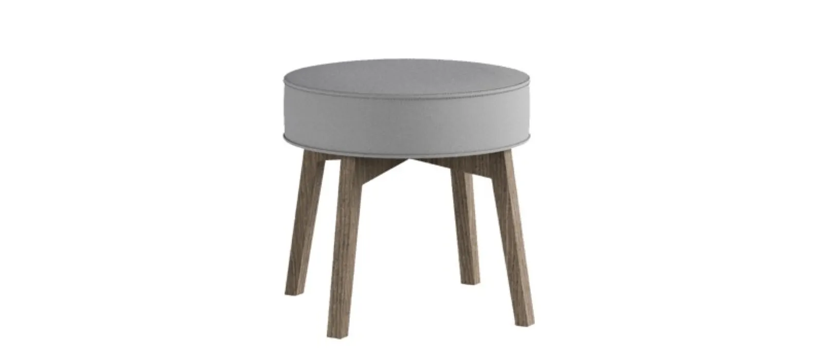 nordic stool in rik leather