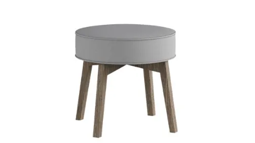 nordic stool in rik leather