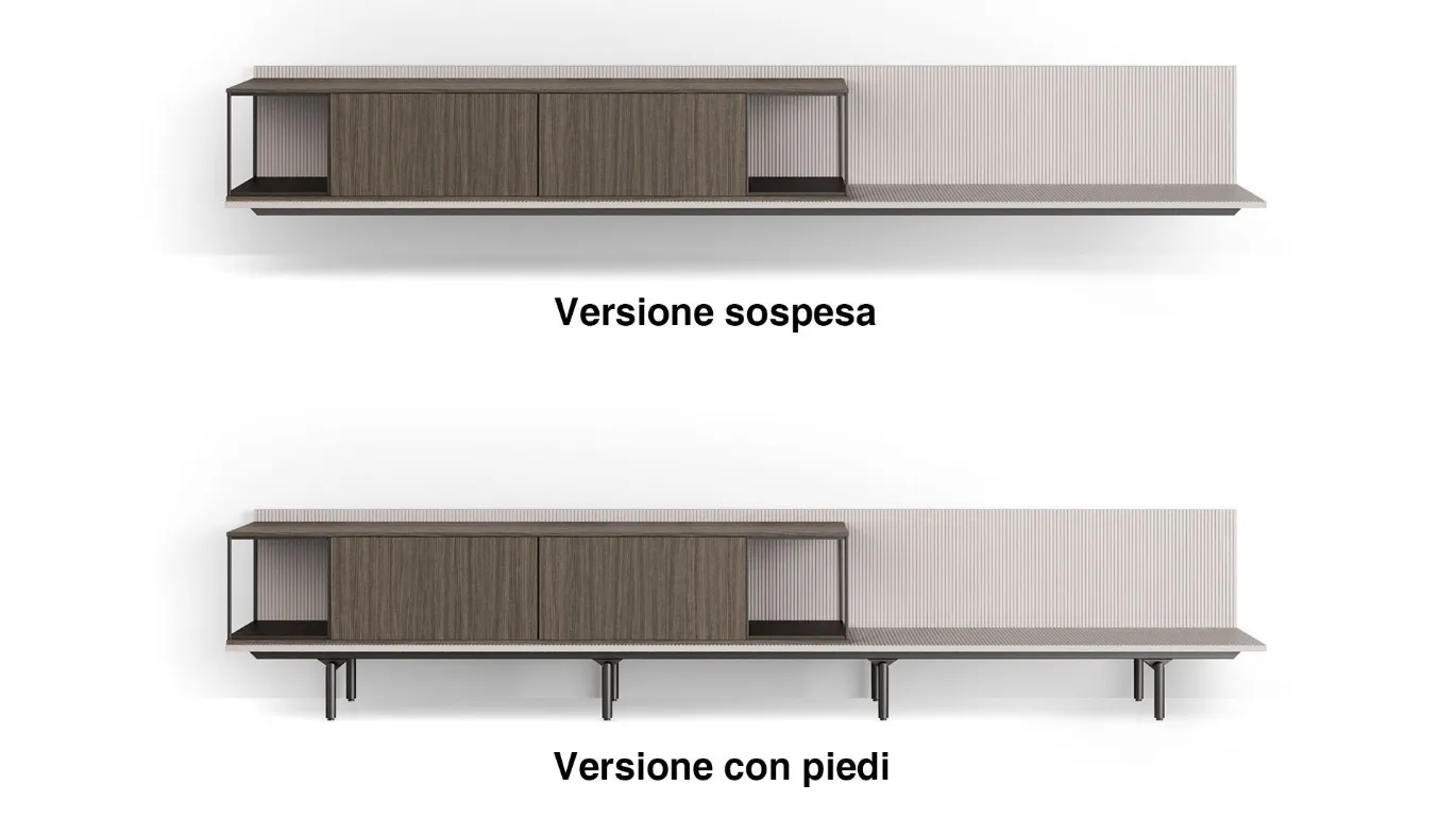 suspended or standing sideboard