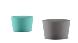 colored pouf tod