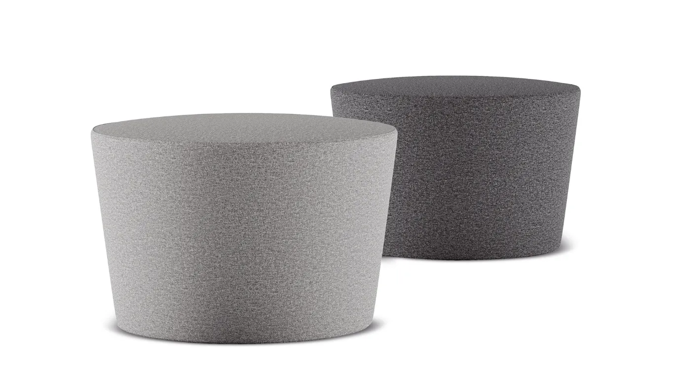 pouf in conical fabric tod