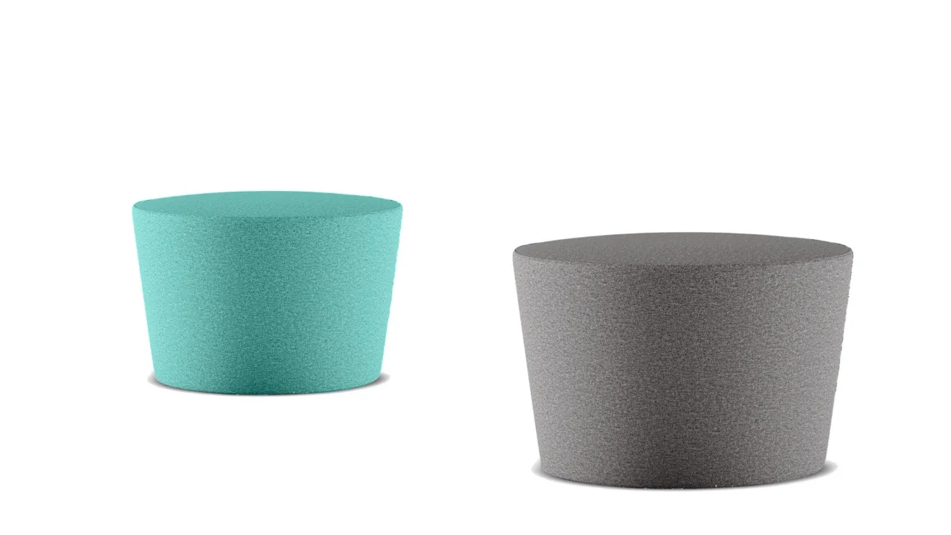 colored pouf tod