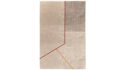 Ypsilon. A carpet with contrasting colored lines?