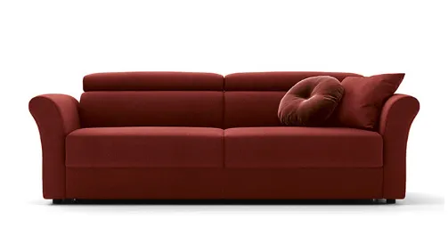 sofa bed with headrest