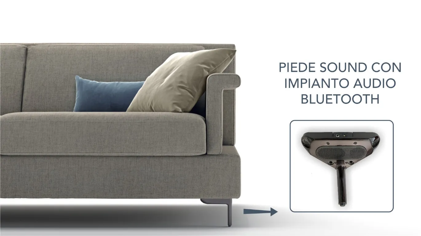 sofa foot with sound system