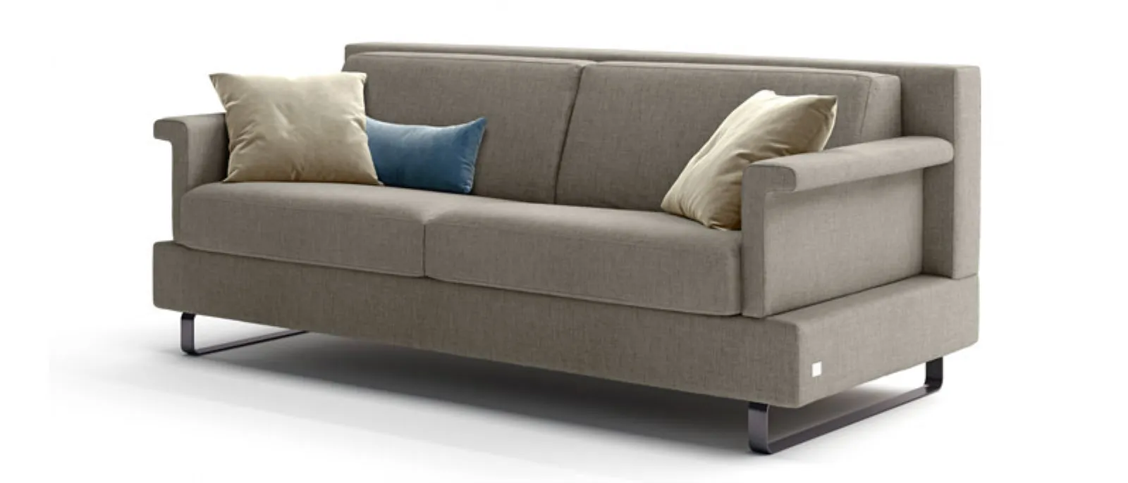 shaped armrest sofa bed