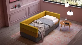 colored sofa ready bed