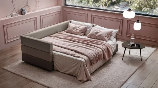 sofa bed with mattress