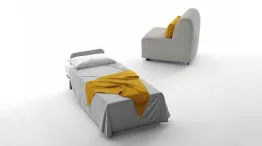 open armchair bed
