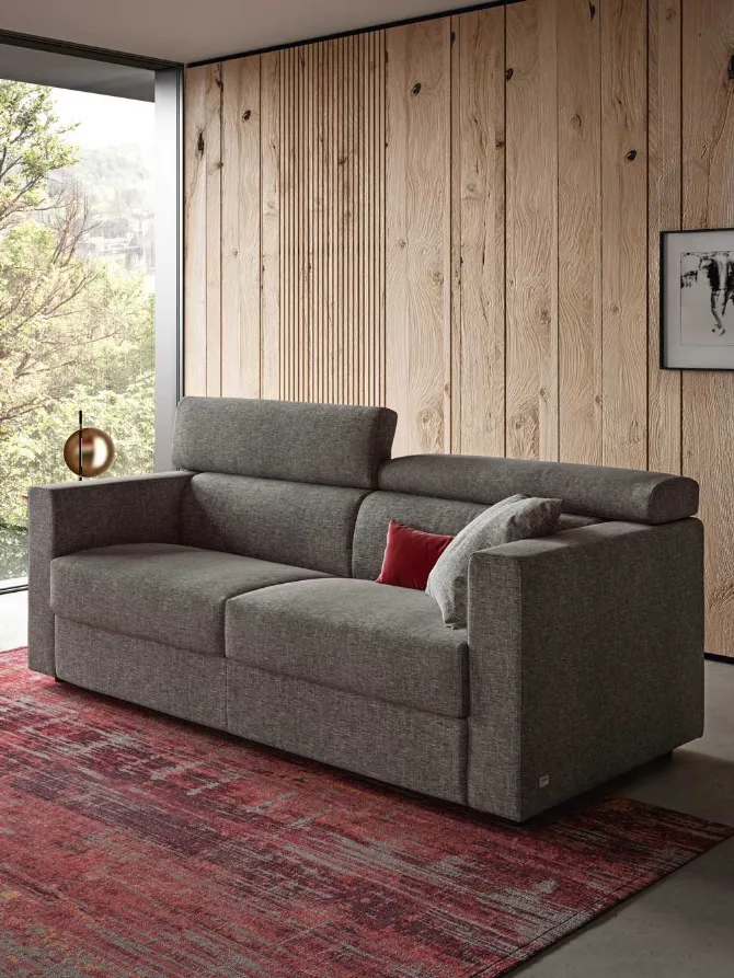 Modern gray sofa bed