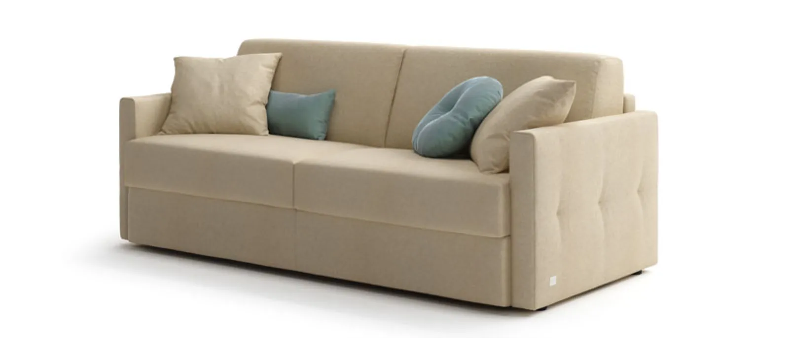 sofa bed with high mattress