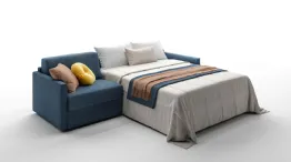 open three-seater sofa bed