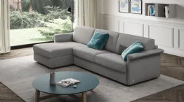 sofa bed with storage peninsula