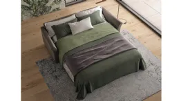 dove gray open sofa bed