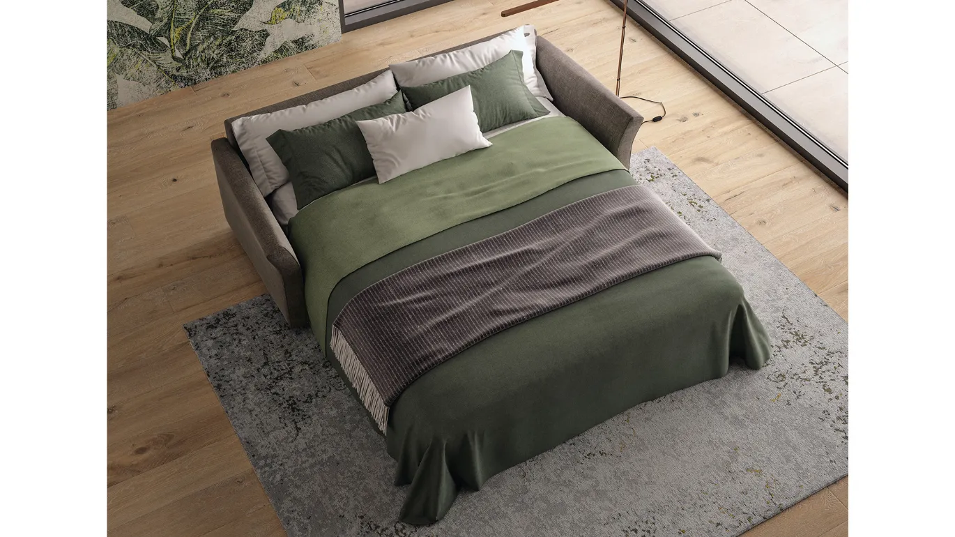 dove gray open sofa bed