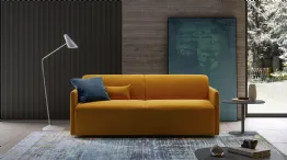 yellow sofa bed