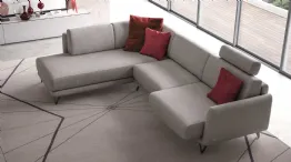 Bristol sofa with corner terminal and extendable seat