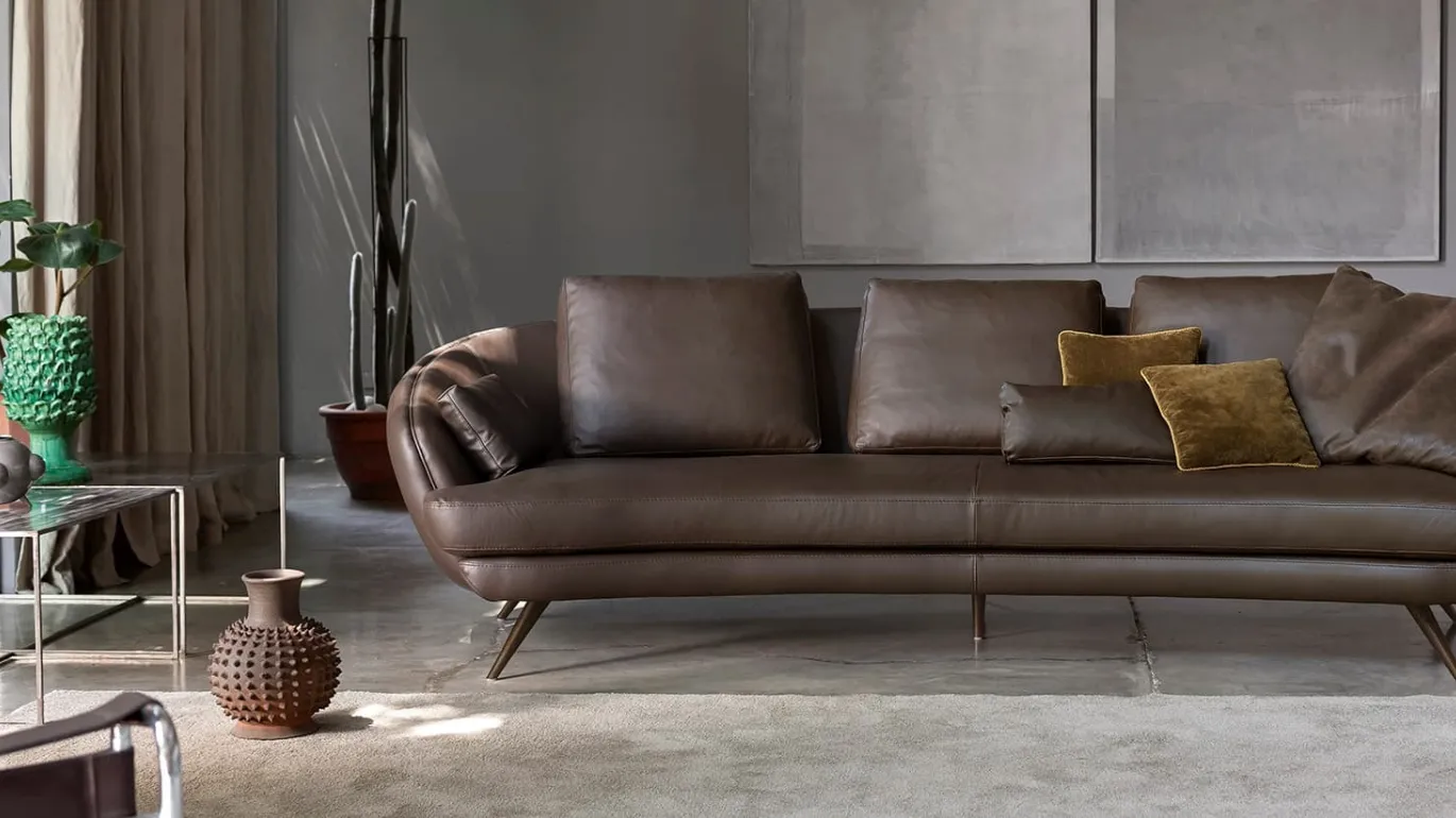 classic brown sofa