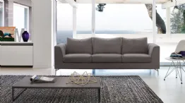 three-seater linear sofa Duke