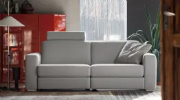Dylan linear sofa with a headrest