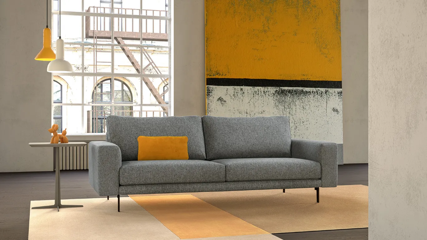 Forest gray sofa