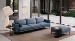 Freedom three-seater sofa blue