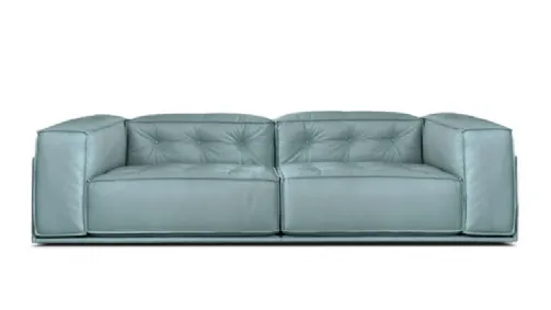 leather sofa and Glamor buttons