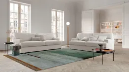 Gost pair of feather sofas
