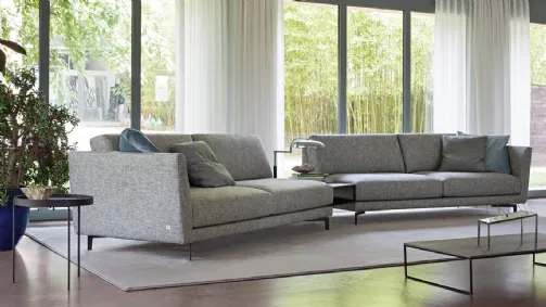 Double seat modular sofa