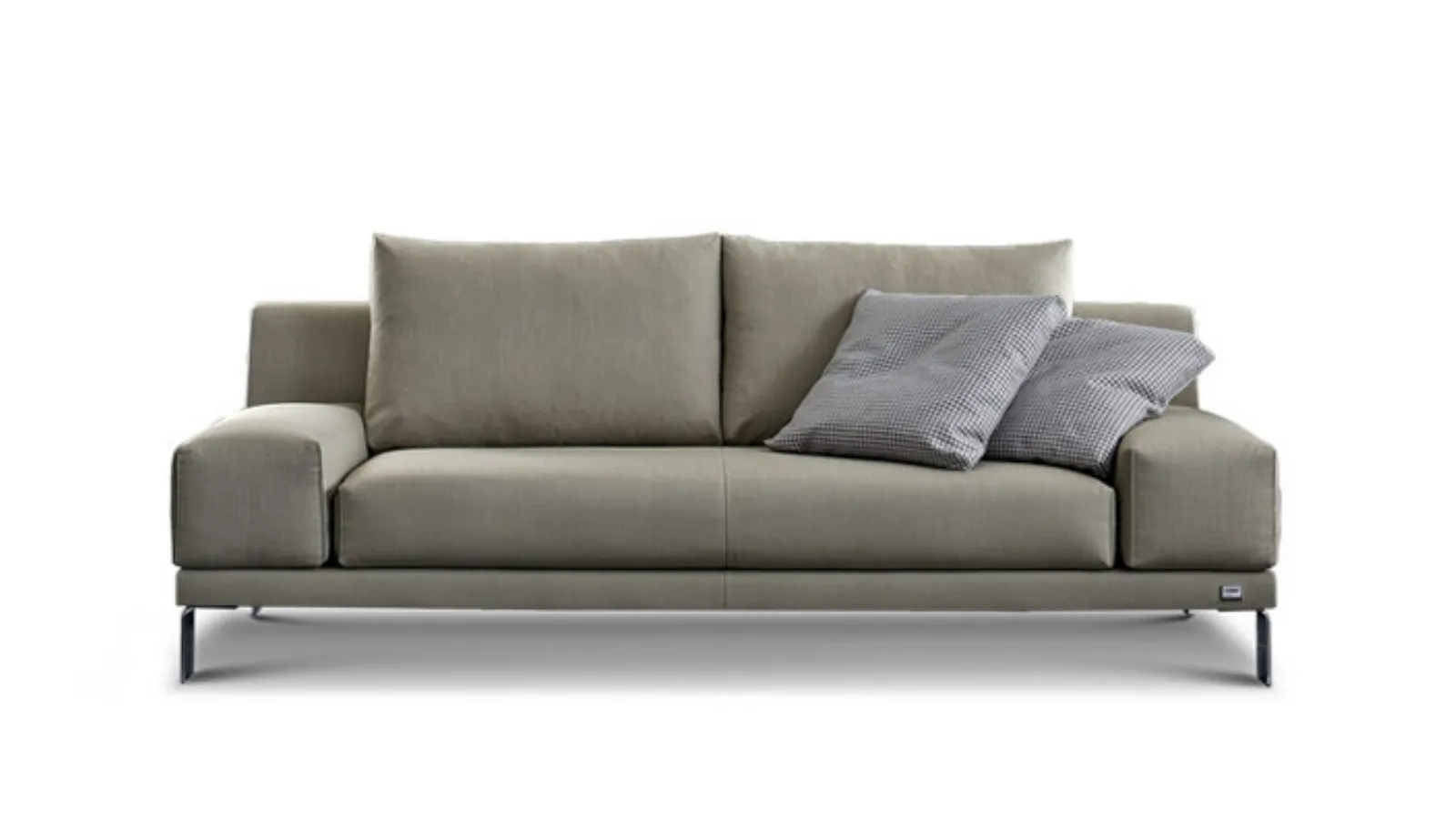 minimal two seater sofa