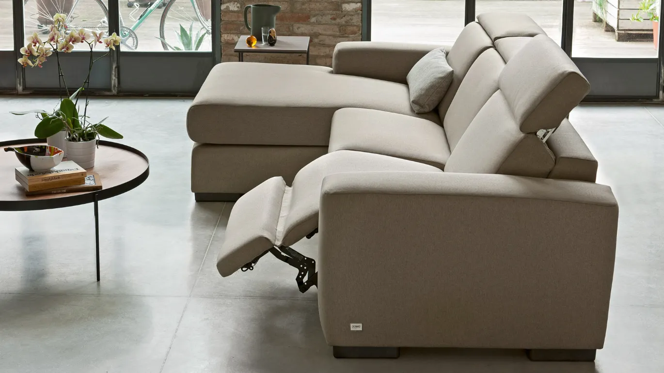 sofa with reclining backrest Marvin