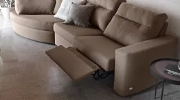 Palace sofa with footrest