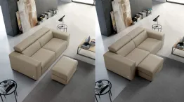 Ray sofa with ottoman