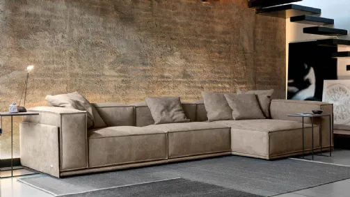 Deep sofa with peninsula