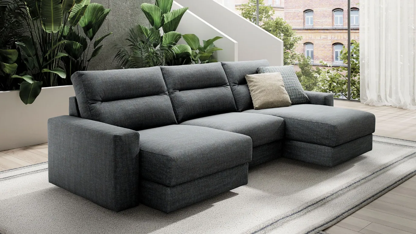 samir sofa with sliding seats