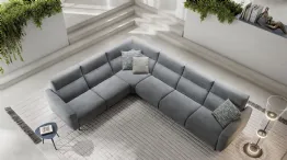 Samuel high-back corner sofa