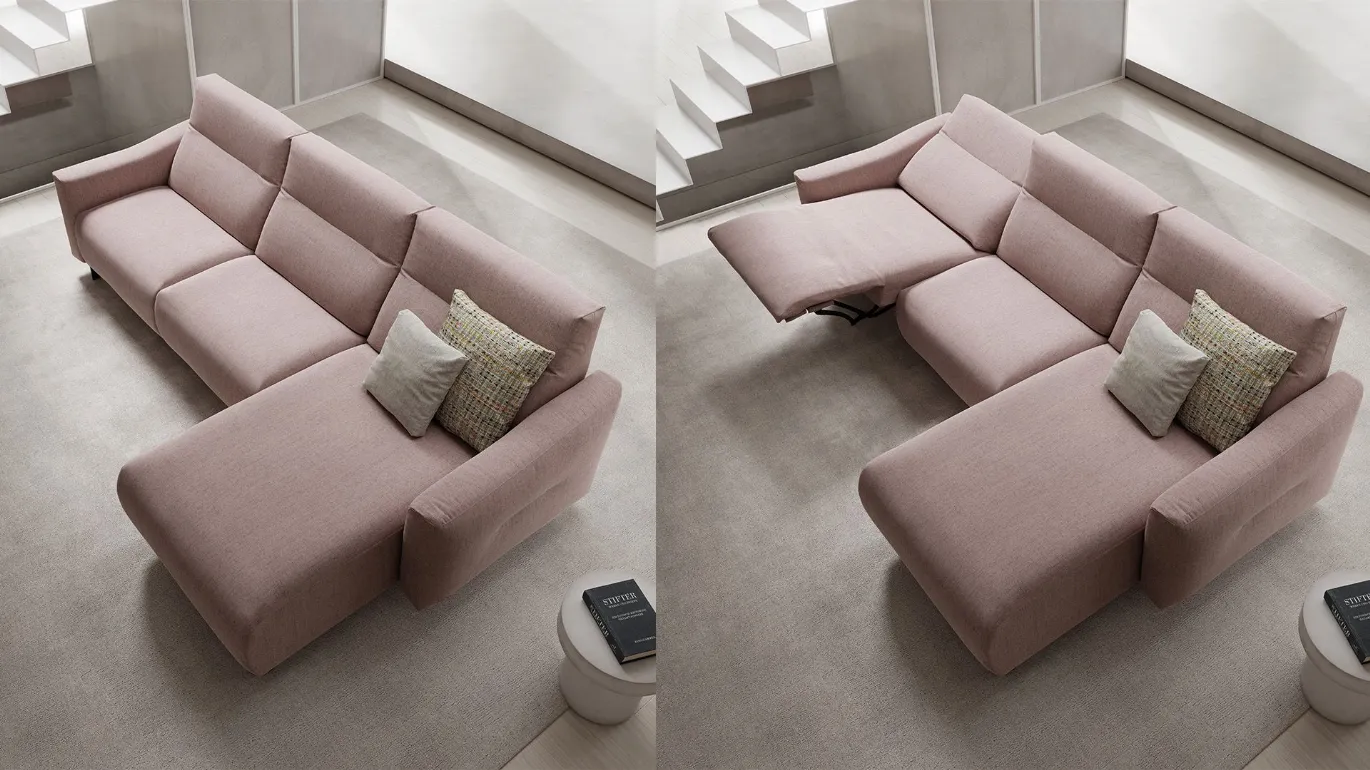 Samuel relax sofa with peninsula