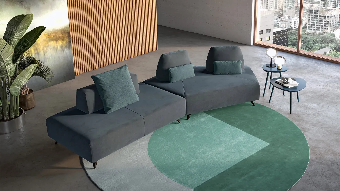 Simply shaped sofa