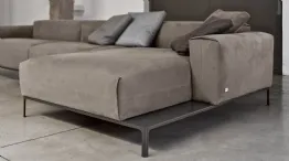 Spencer sofa with metal base